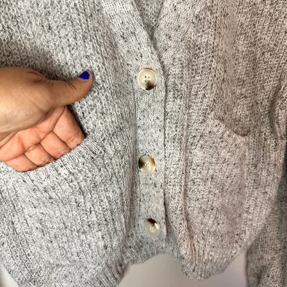 BB Dakota Gray Cardigan Sweater - Picture 4 of 8